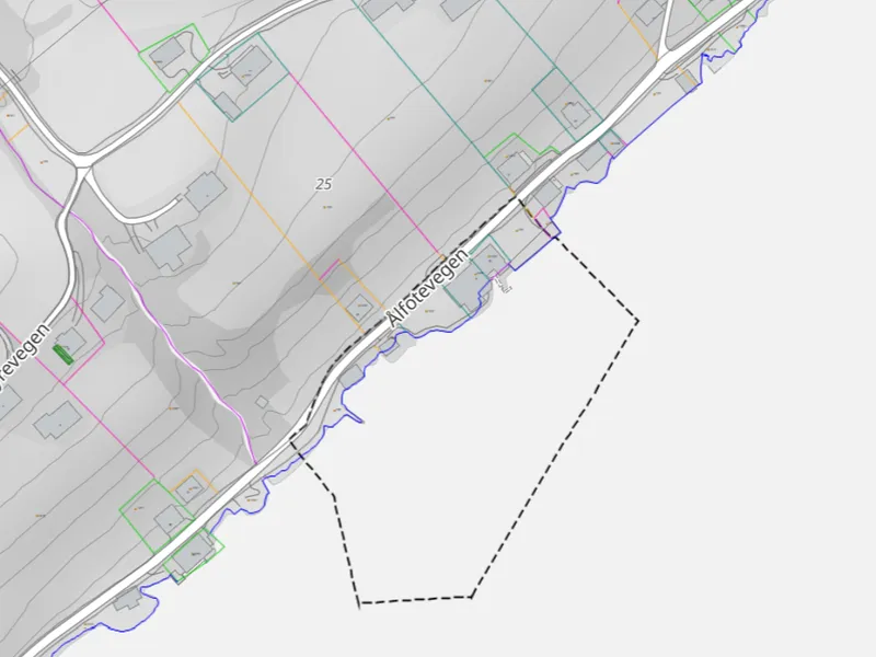 Planområdeavgrensing - Klikk for stort bilete