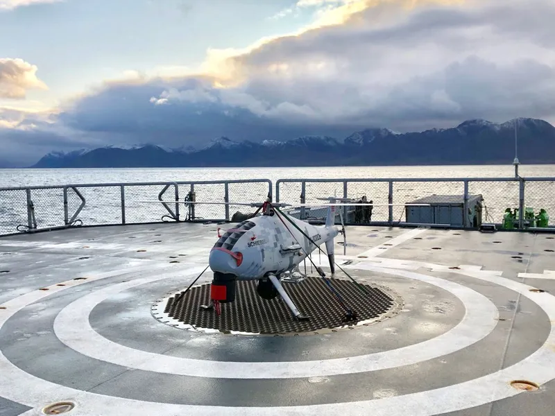 Testing av avanserte droner ved Andøya Spaceport. Torsdag ga Nærings- og fiskeridepartementet grønt lys for driften av stasjonen. Foto: Andøya Space Defence / NTB