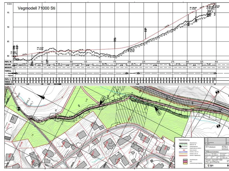 Kart plan Steiafeltet  - Klikk for stort bilete