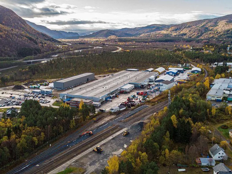 Nexans fabrikk ved Rognan