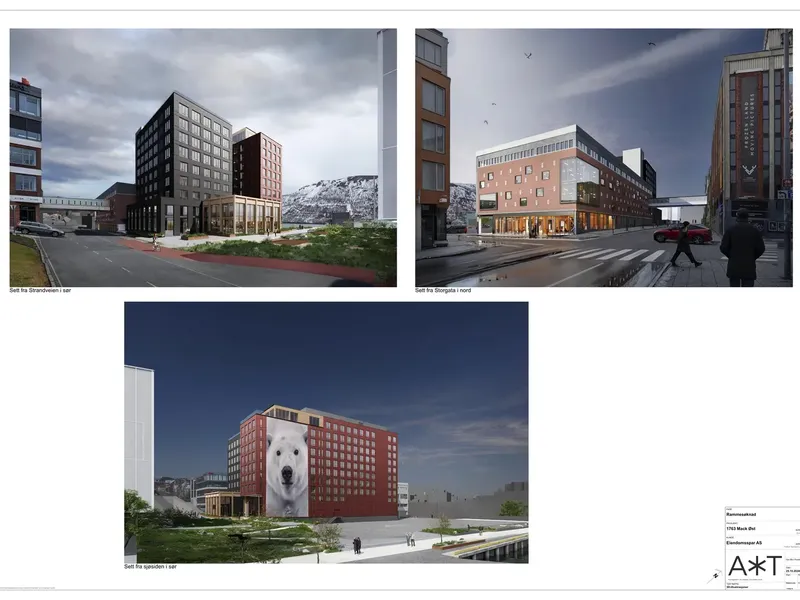Fasade fra byggesøknad