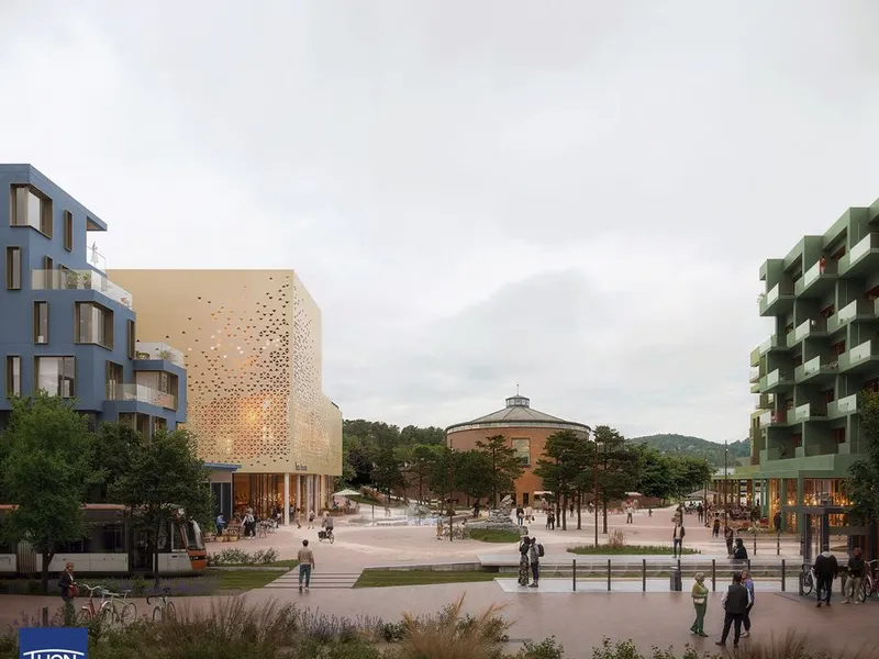 Visjonen for torget er at det skal fungere som Åsanes «storstue», møteplass for alle, og et knutepunkt for aktiviteter.