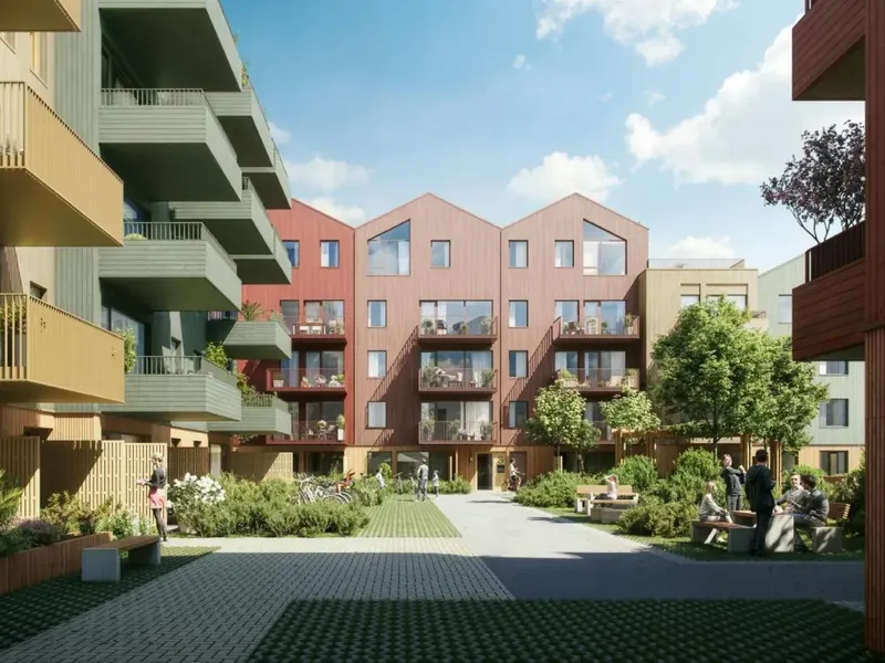 Fasade fra byggesøknad