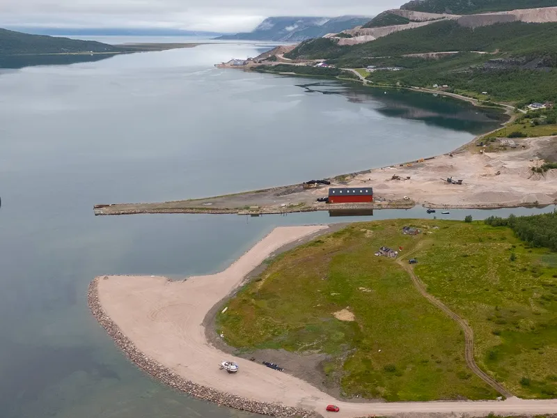 Čámmájohka - fiskeri og småbåthavn