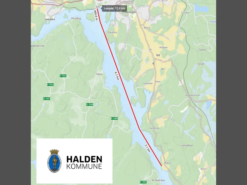 Anleggskart Bakke sjøledning - Klikk for stort bilde