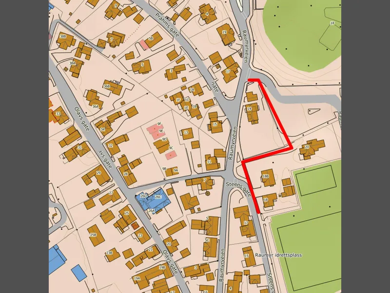 gangsti til raumyr