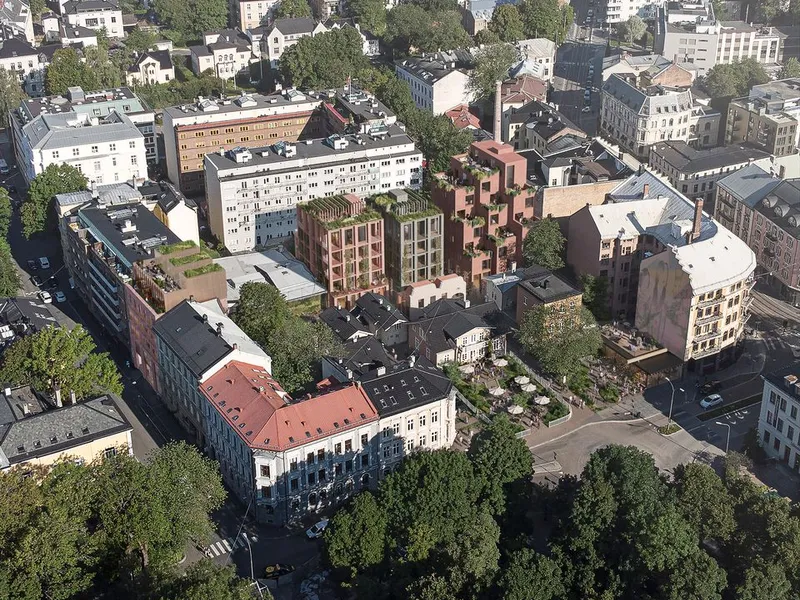 Det blir cirka 50 nye boliger av høy arkitektonisk kvalitet i det nye nabolaget i Lille Uranienborg-kvartalet.