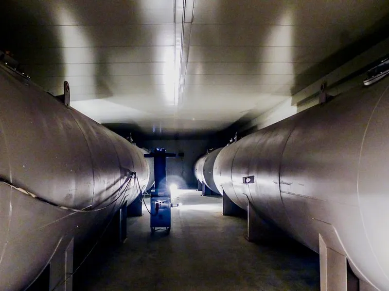 Faseforandringstank ved T3. Foto: COWI
