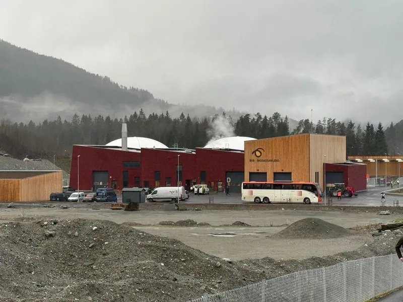 Biogassanlegget på Voss er åpnet.