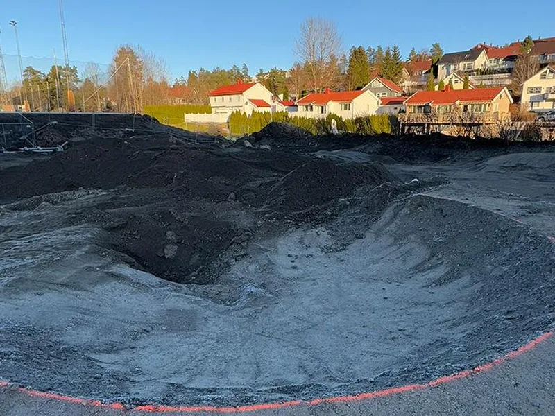 Merking av banen startet høsten 2024