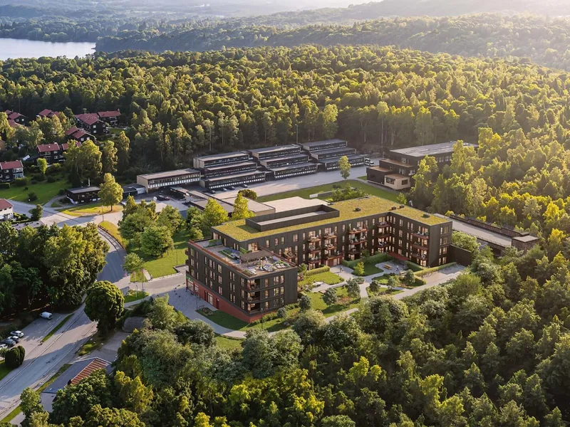 Bølerlia. Illustrasjon: Dyrø og Moen Arkitekter).
