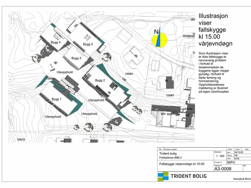 Fasade fra byggesøknad