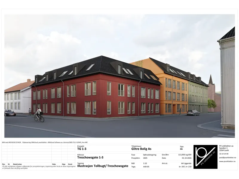 Illustrasjon fra byggesøknad
