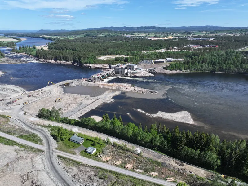 Flyfoto Braskereidfoss mai 2025