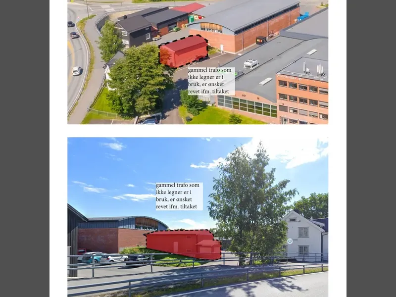 Fasade fra byggesøknad