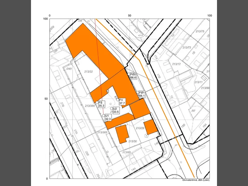Fasade fra byggesøknad