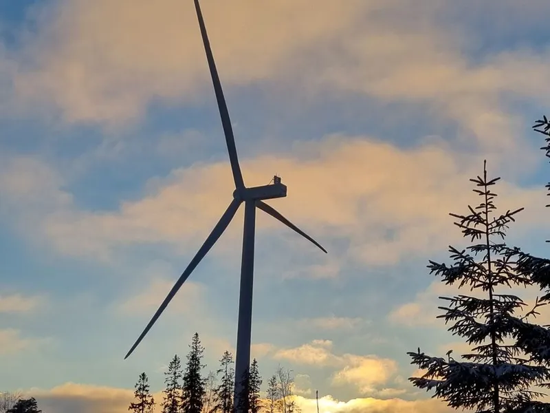 Kanonaden og Vattenfall fortsetter samarbeidet. Bruzaholm vindpark vil gi et viktig bidrag til strømforsyningen i Sør-Sverige. 
Bilde: Vattenfall.