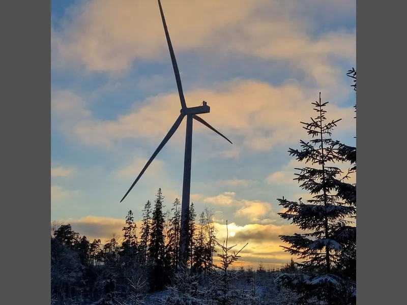 Kanonaden og Vattenfall fortsetter samarbeidet. Bruzaholm vindpark vil gi et viktig bidrag til strømforsyningen i Sør-Sverige. 
Bilde: Vattenfall.