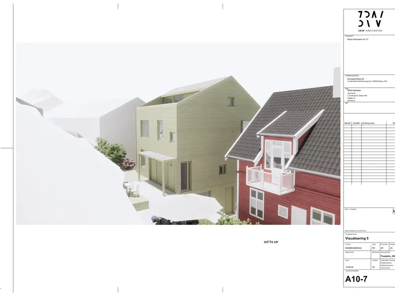 Illustrasjon fra byggesøknad