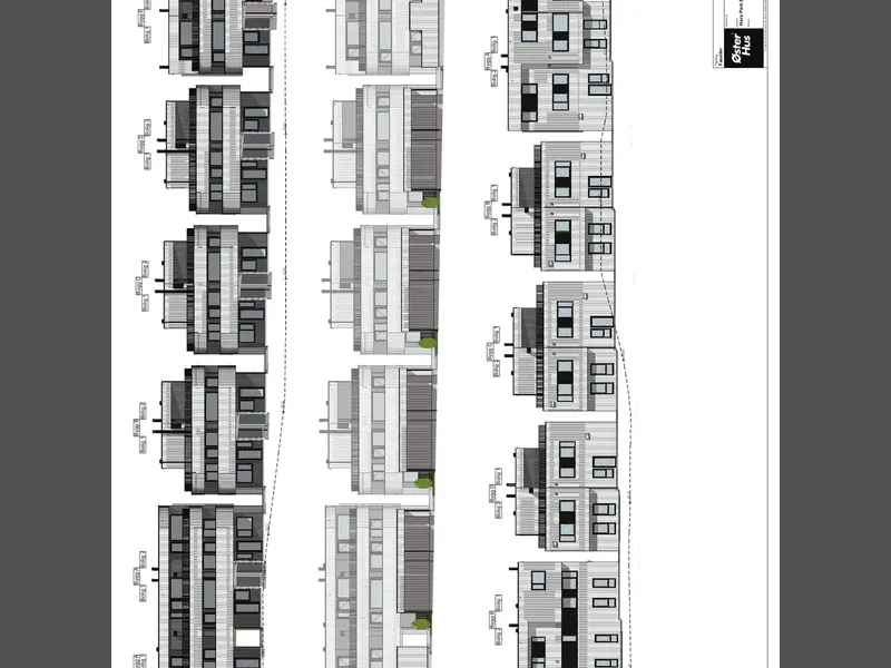 Fasade fra byggesøknad