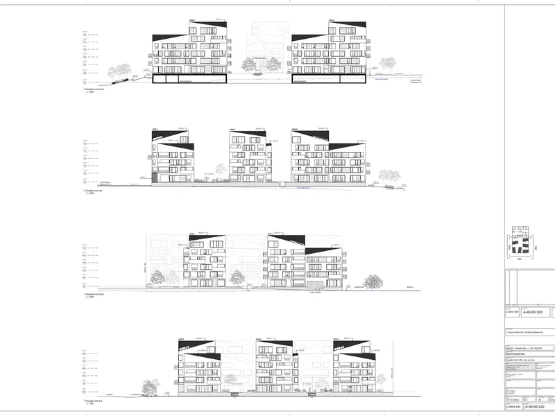 Fasade fra byggesøknad