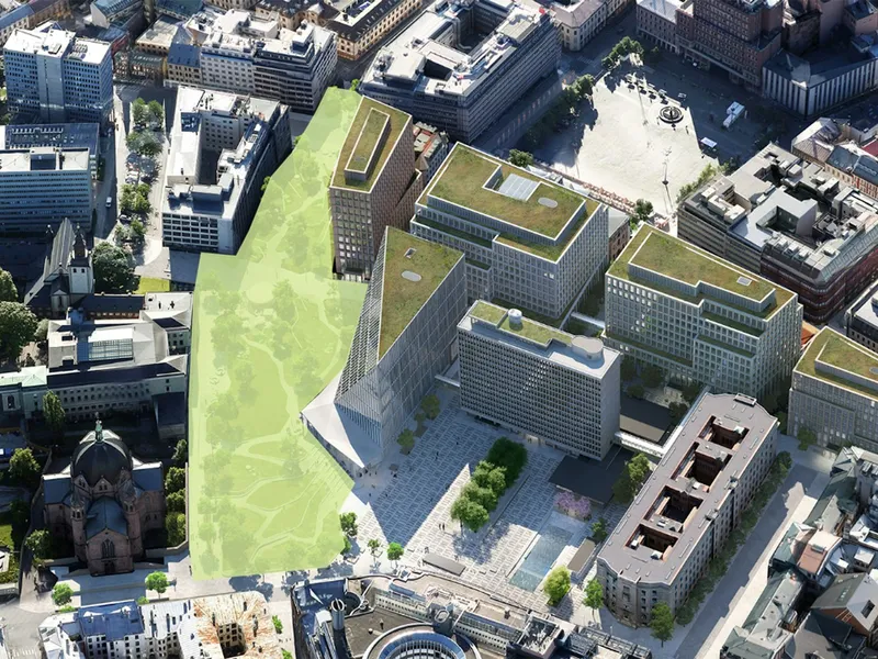 Parken i regjeringskvartalet