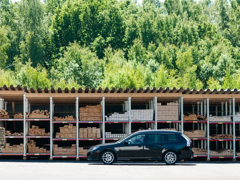 Den nye butikken får drive-in.