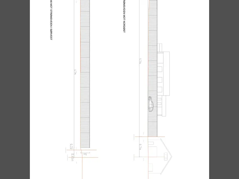 Fasade fra byggesøknad