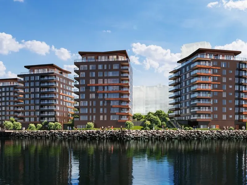 Nå starter byggingen av trinn 2 på Consulens Brygge i Stavanger. Illustrasjon: Ensigna AS