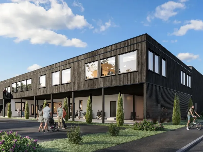 Perspektiv fra byggesøknad