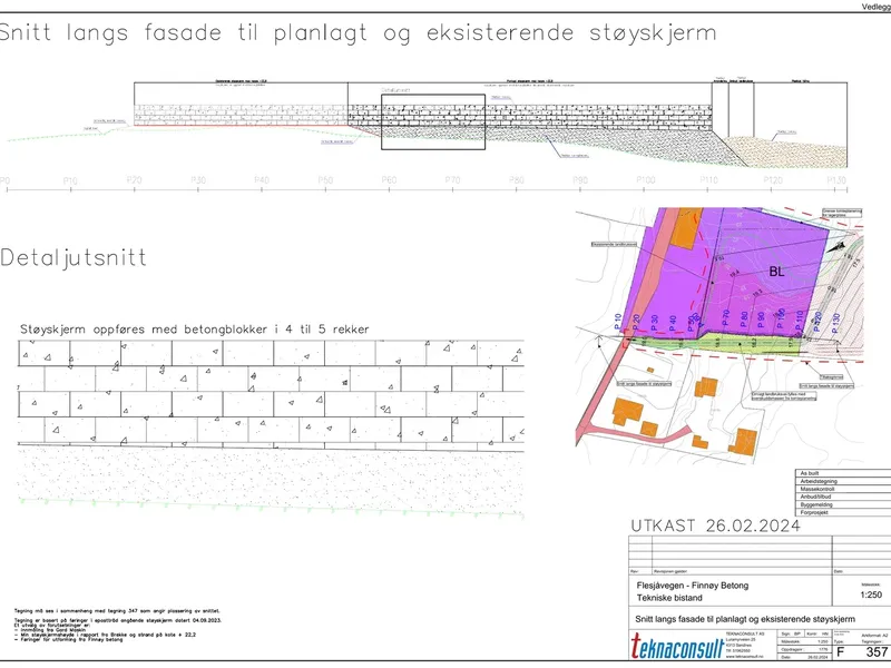 Fasade fra byggesøknad