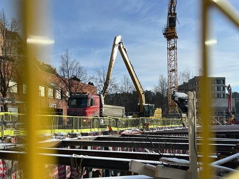 Kolbotn stasjon i februar 2026