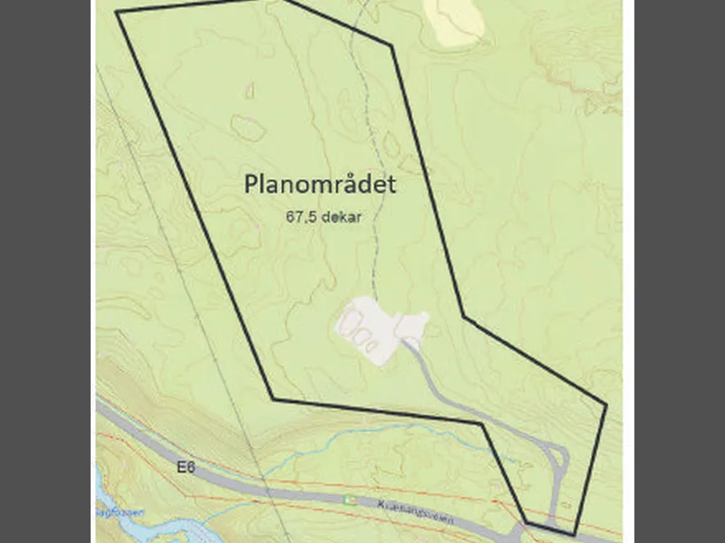 Planområde slam
