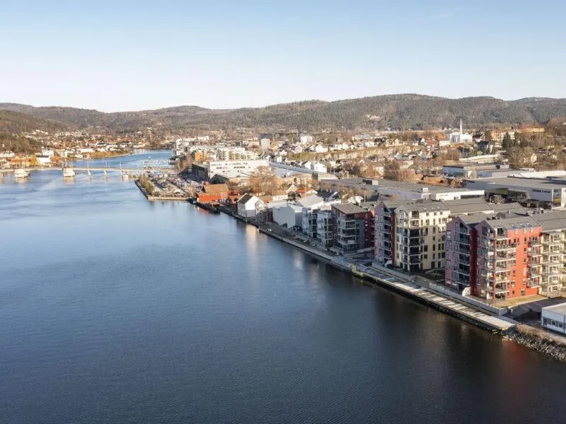 frednes brygge leiligheter i porsgrunn sentrum langs elva