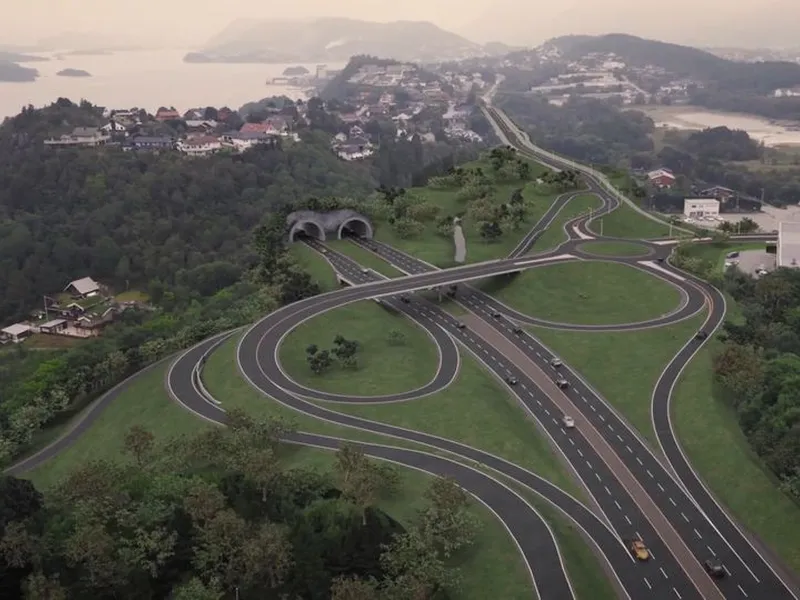 Det er stor interesse i markedet for å bygge den 2,6 kilometer lange Lerstadtunnelen i Ålesund. Illustrasjon: RedAnt / Statens vegvesen.