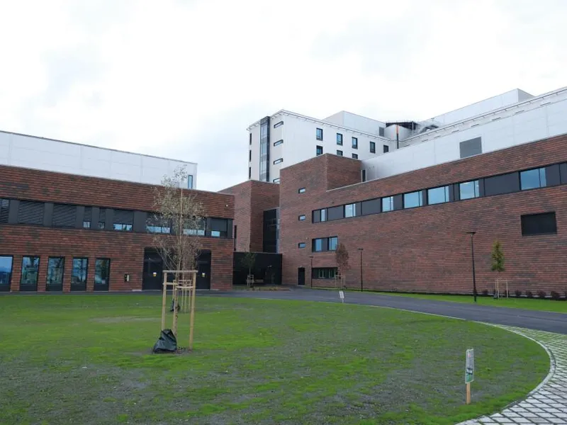 Nytt sykehus i Drammen – sentralbygget. Foto: Vestre Viken