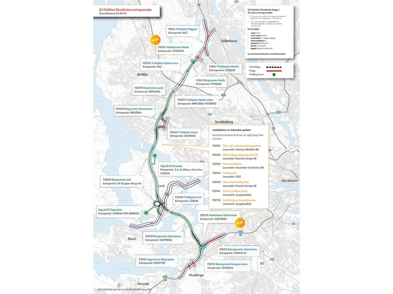 Entreprisene i Förbifart Stockholm. Trykk på bildet for stor versjon. Illustrasjon: Trafikverket