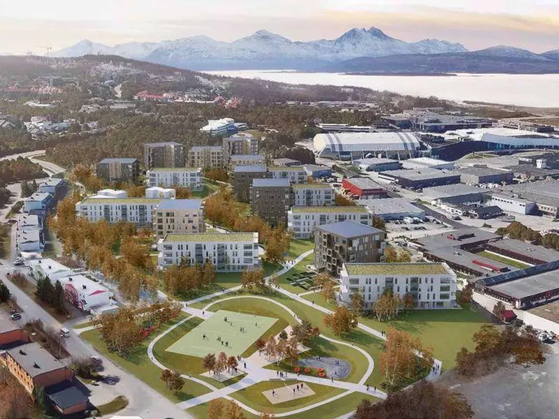 Når Einerhagen står ferdig, vil området bestå av 16 boligblokker og over 600 leiligheter.