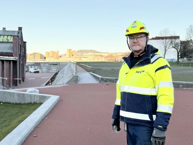 Anleggsleder Inge Ytterhus i NCC.. Foto: NCC