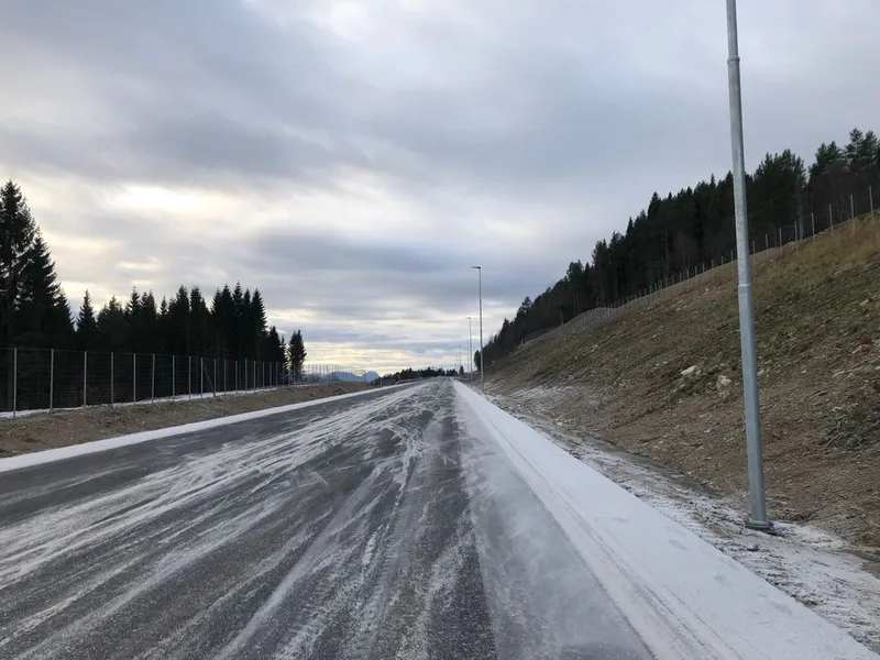 Den nye vegen mellom Lønset og Hjelset begynner å ta form.