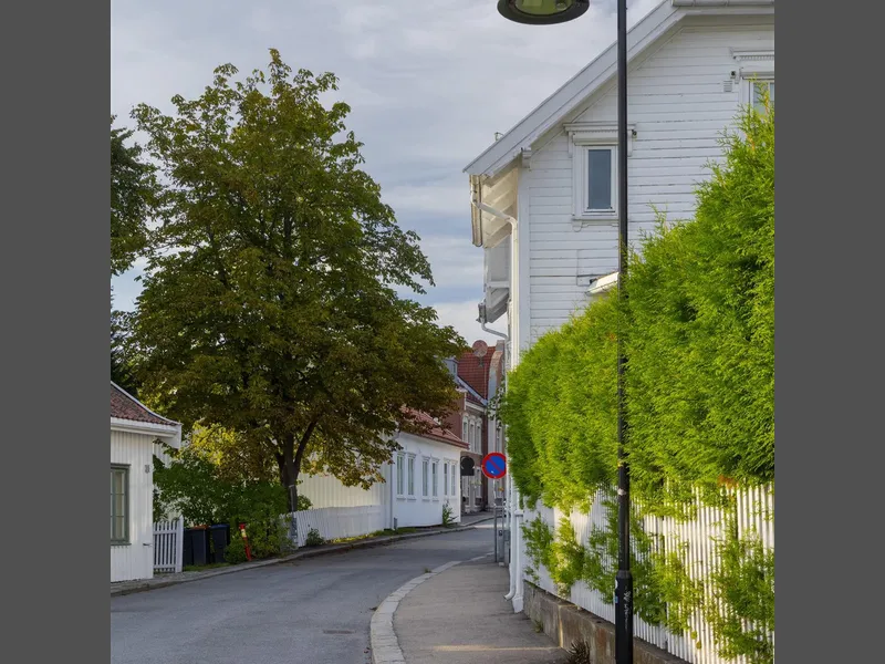 Lampe i Bjerggata - Klikk for stort bilde