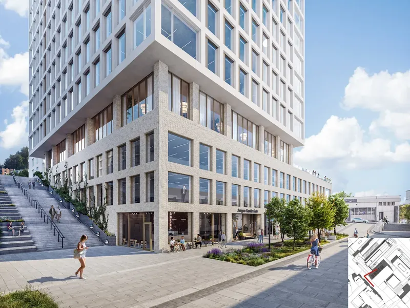 Perspektiv fra byggesøknad