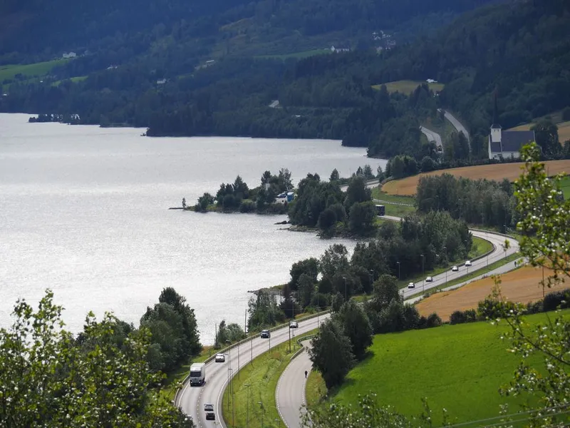 Dagens E6 nær Vingrom langs strekningen. Foto: Nye Veier AS