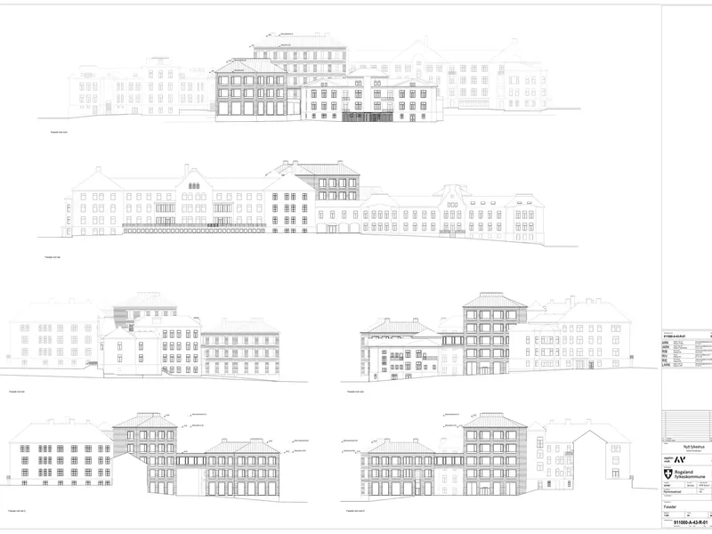 Fasade fra byggesøknad