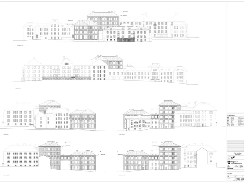 Fasade fra byggesøknad