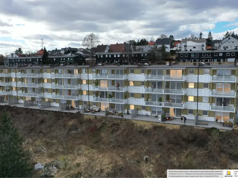 Fasade fra byggesøknad