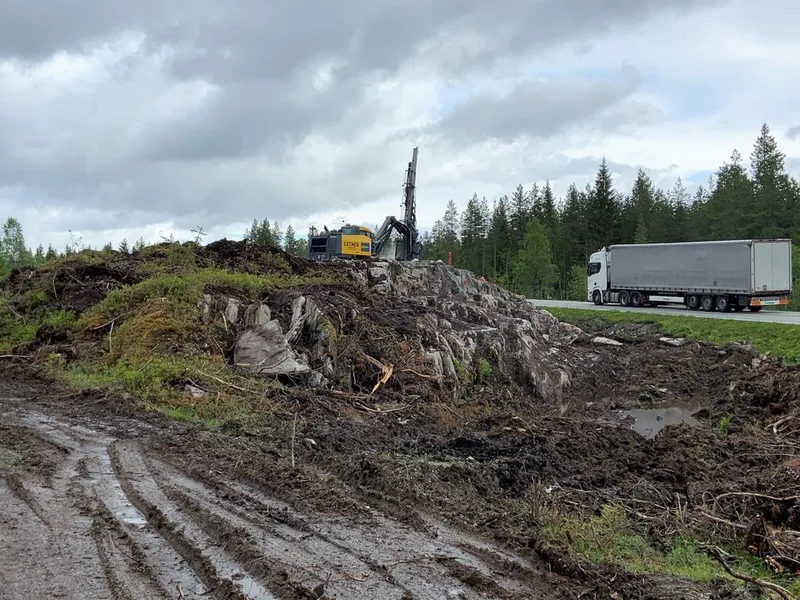 Ny E6 Fjerdingen-Grøndalselv går for det meste parallelt og øst for dagens E6. Foto: Statens vegvesen.