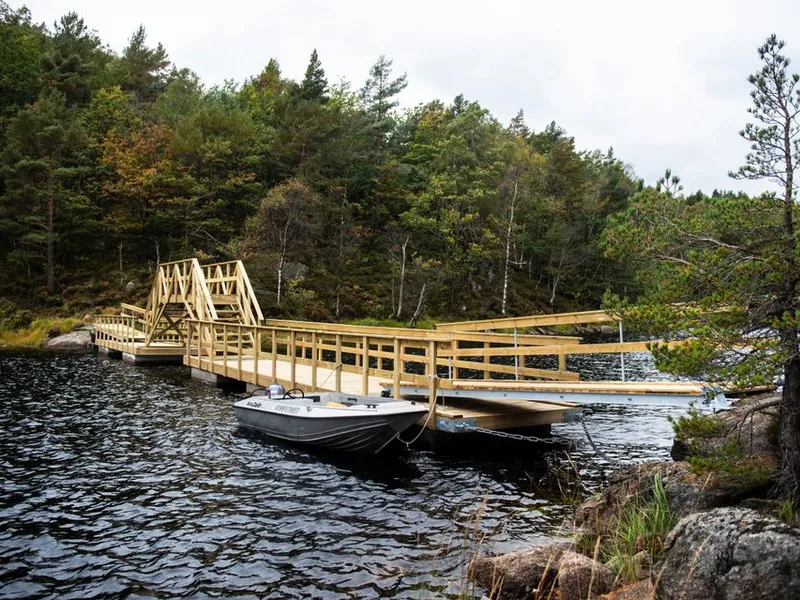 Ny rundløype: Løypeutvalget i IK Våg har laget en ny løype de har kalt Rossevann rundt, der den nye broa over Smalsund er en del av turen.