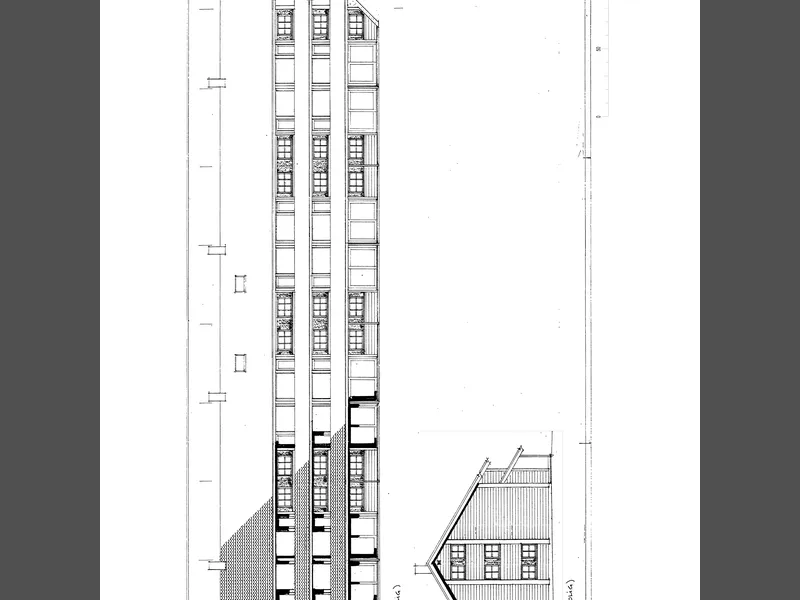 Fasade fra byggesøknad