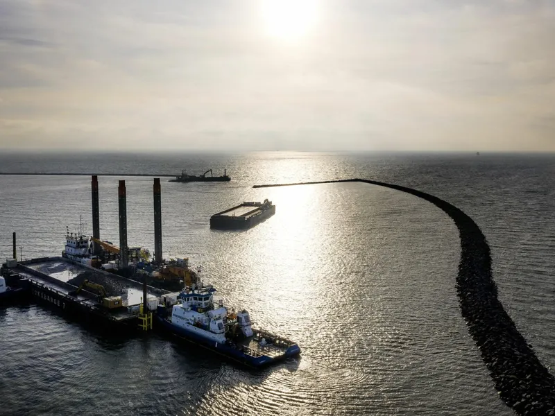 Femern-forbindelsen mellom Danmark og Tyskland blir verdens lengste senketunnel når den står ferdig. Foreløpig er den minst to år forsinket. Foto: Femern.